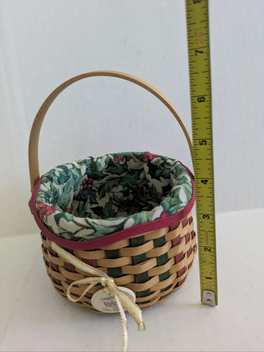 Longaberger Melody Tree Trimming Basket